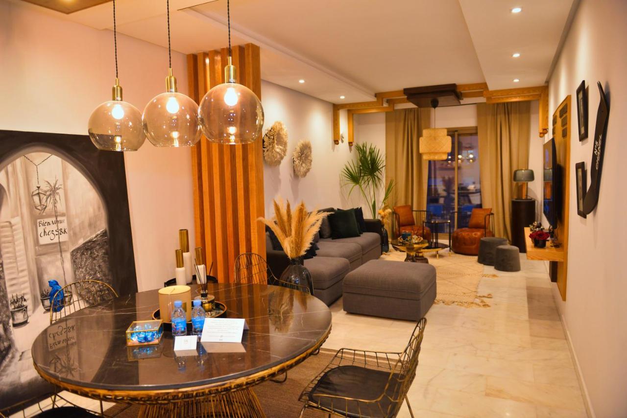 Appartement De Prestige Climatise A L'Hivernage 400M De La Gare Marrakesh Exterior photo